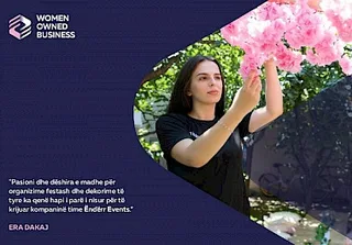 ERA DAKAJ ËSHTË PËRFITUESE E GRANTIT START-UP PËRMES PROJEKTIT "MUNDËSITË E GRAVE NË TREG, EKONOMI DHE RRJETËZIM" WOMEN