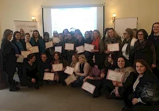 CEREMONIA PËRMBYLLËSE E PROJEKTIT "GRATË E FUQISHME TË SHTËRPCËS"