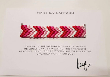 Collaboration with Mary Katrantzou and Women for Women International