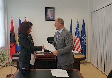 Within the I-See project, KW4W signed a Memorandum of Understanding with the Municipality of Drenas for cooperation