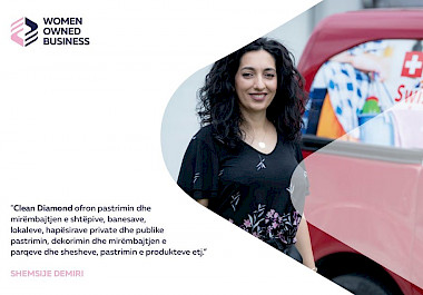 Shemsije Demiri is the beneficiary of the Start-UP grant through the project "Women's Opportunities in the Market, Economy and Networking" WOMEN