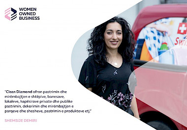 SHEMSIJE DEMIRI ËSHTË PËRFITUESE E GRANTIT START-UP PËRMES PROJEKTIT “MUNDËSITË E GRAVE NË TREG, EKONOMI DHE RRJETËZIM” WOMEN