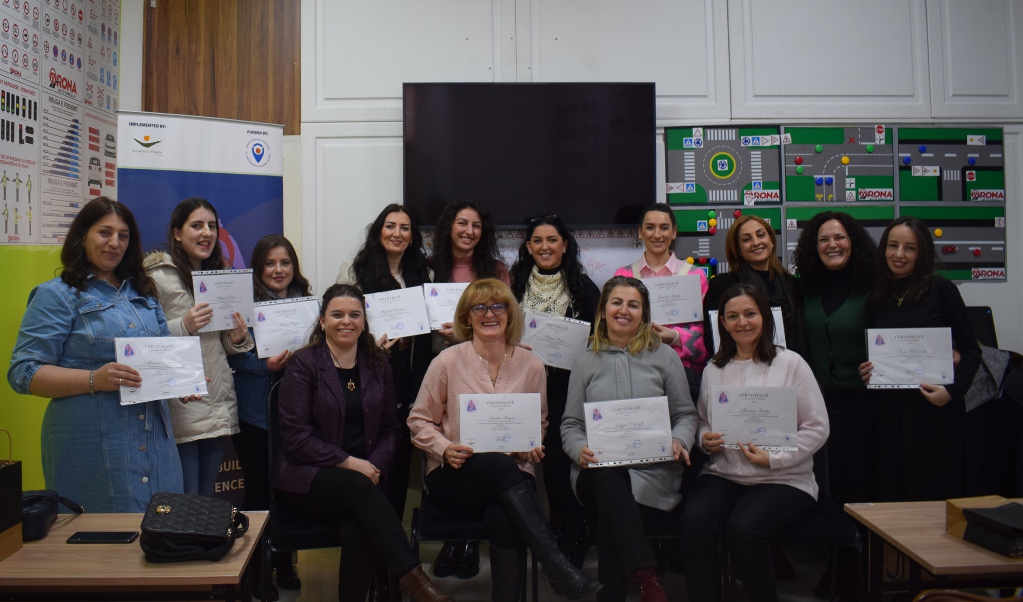 Today, the graduation ceremony was held for the women of the city of Ferizaj